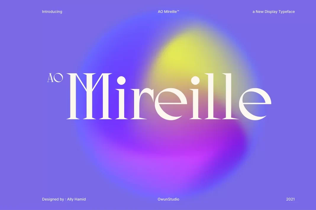 AO Mireille - Display Typeface Font