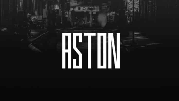 ASTON - Display Logo Typeface Font