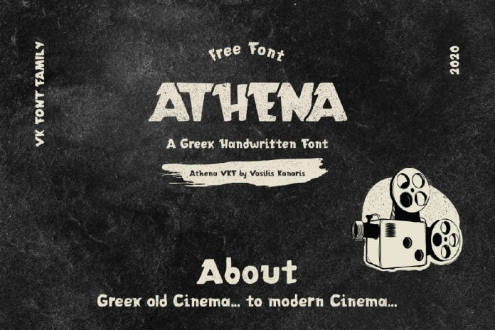 ATHENA - A Greek Handwritten Font