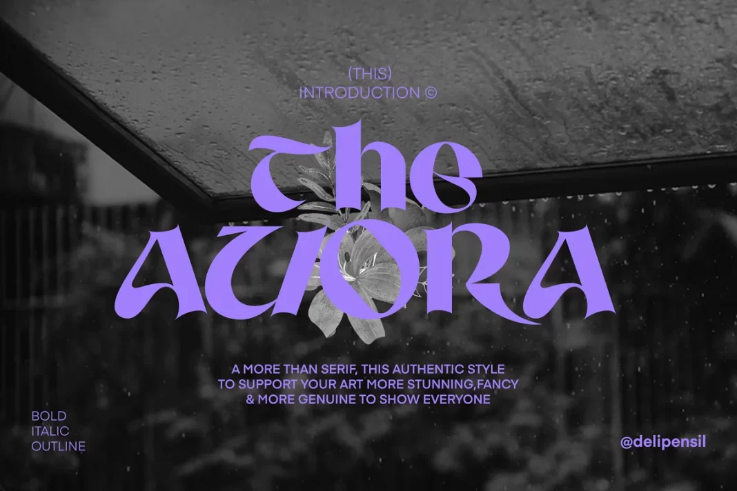 AUORA Vintage Modern Font