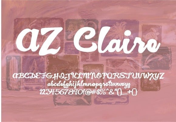 AZ Claire Font
