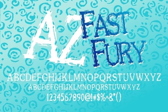 AZ Fast Fury Font