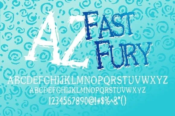 AZ Fast Fury Font