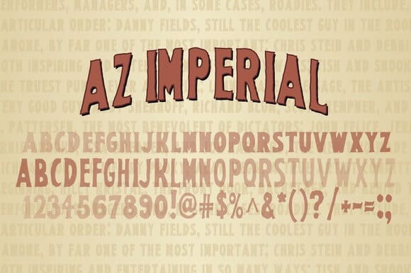 AZ Imperial Font