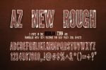 AZ New Rough Font