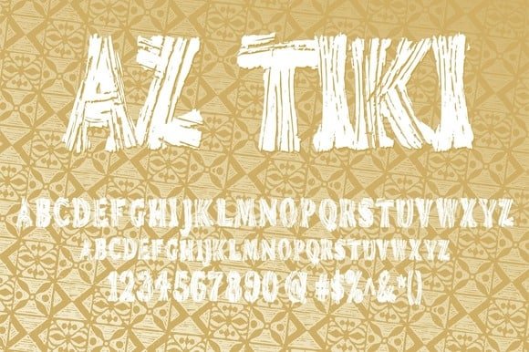 AZ Tiki Font