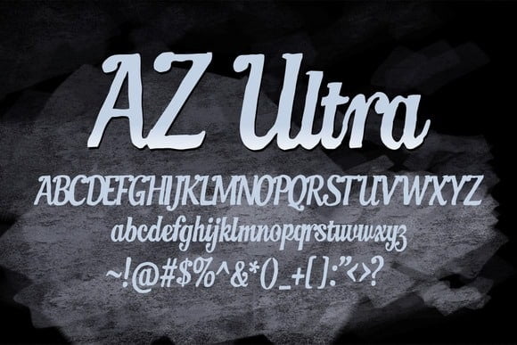 AZ Ultra Font