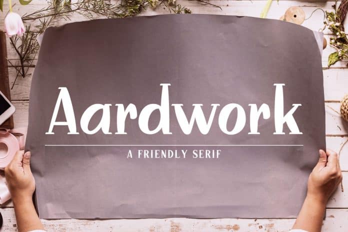 Aardwork – A Friendly Serif Font