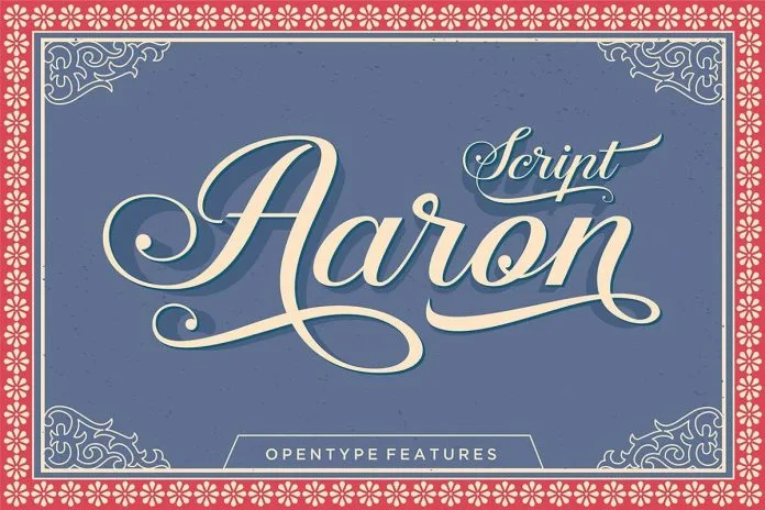 Aaron Script Font