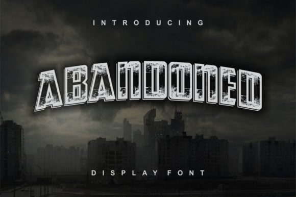 Abandoned Font
