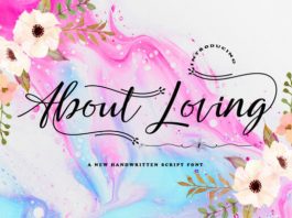 About Loving Font
