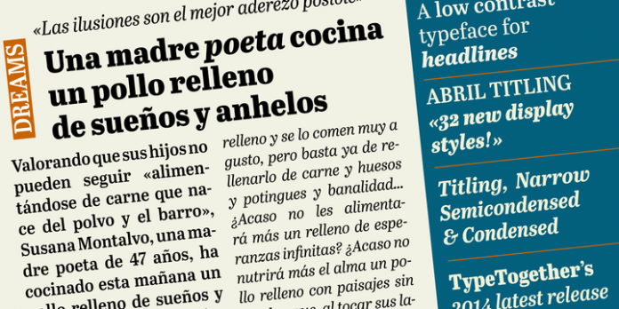 Abril Titling Font