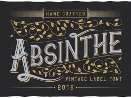 Absinthe Label Typeface Font
