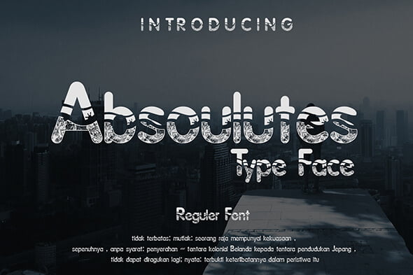 Absoulutes Font