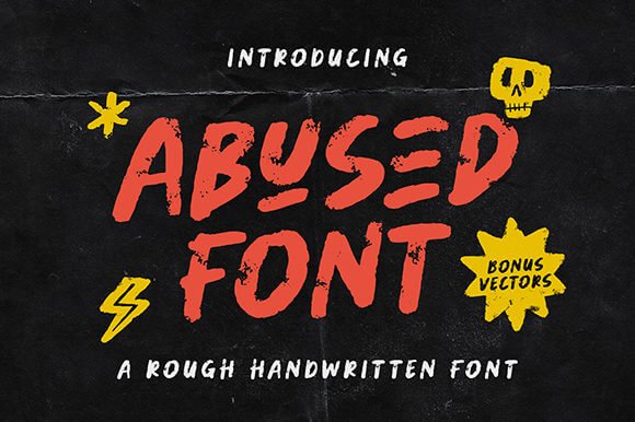 Abused Font