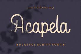Acapela Script