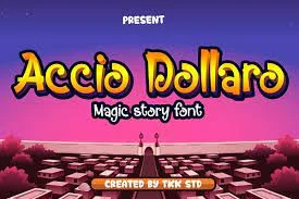 Accio Dollaro - Funny magic font