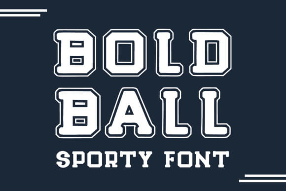 Bold Ball Font