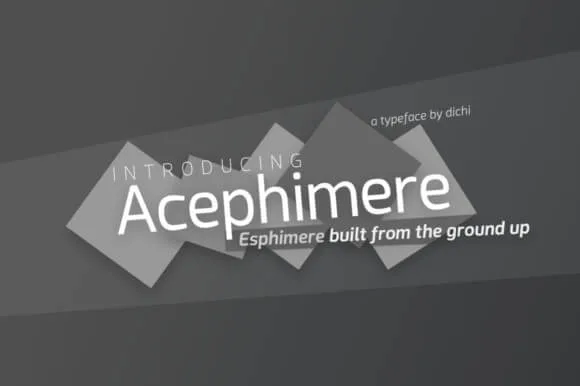 Acephimere Font