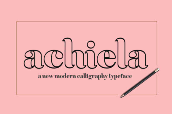 Achiela Font Family