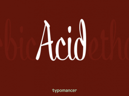 Acid Font