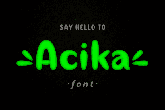 Acika Font