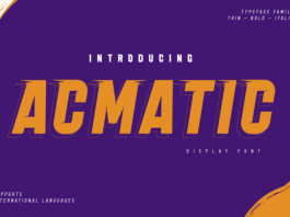 Acmatic Font