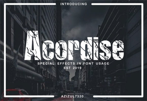 Acordise Font