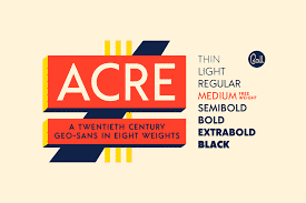 Acre Font