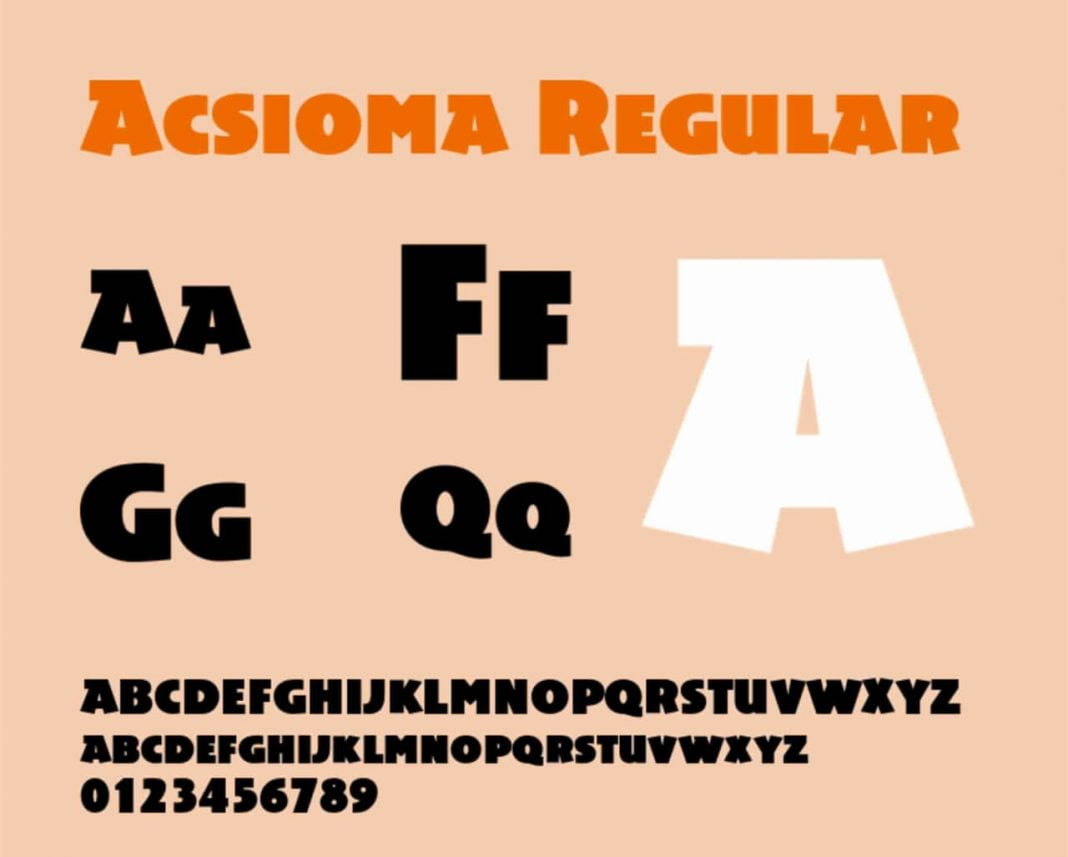 Acsioma Font