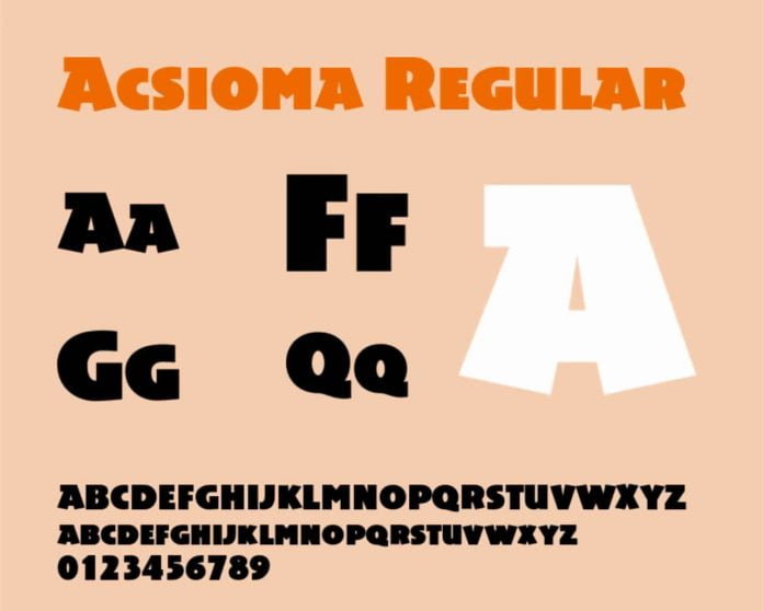 Acsioma Font