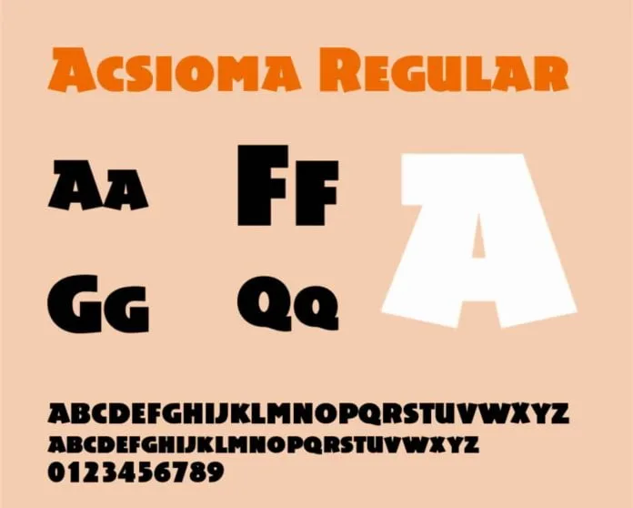 Acsioma Font