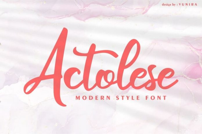 Actolese Modern Style Font