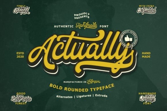Actually Font