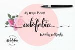 Adefebia Wedding Script Font
