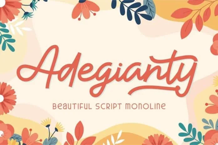 Adegianty Font