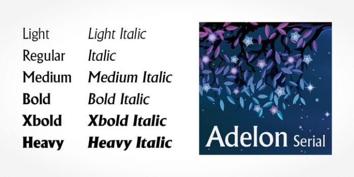 Adelon Serial Font Family