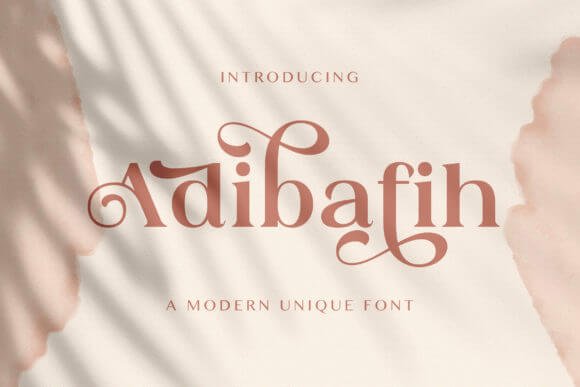 Adibafih Font