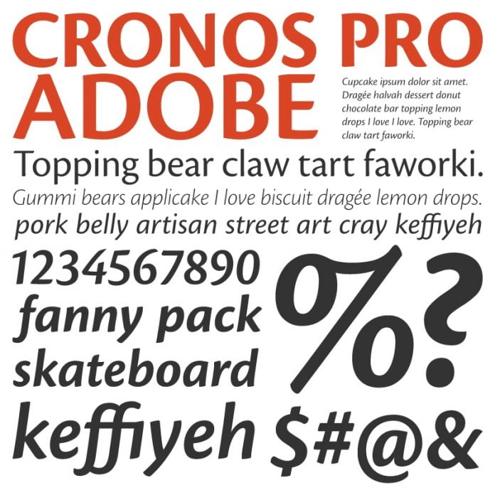 Adobe Cronos Pro Font