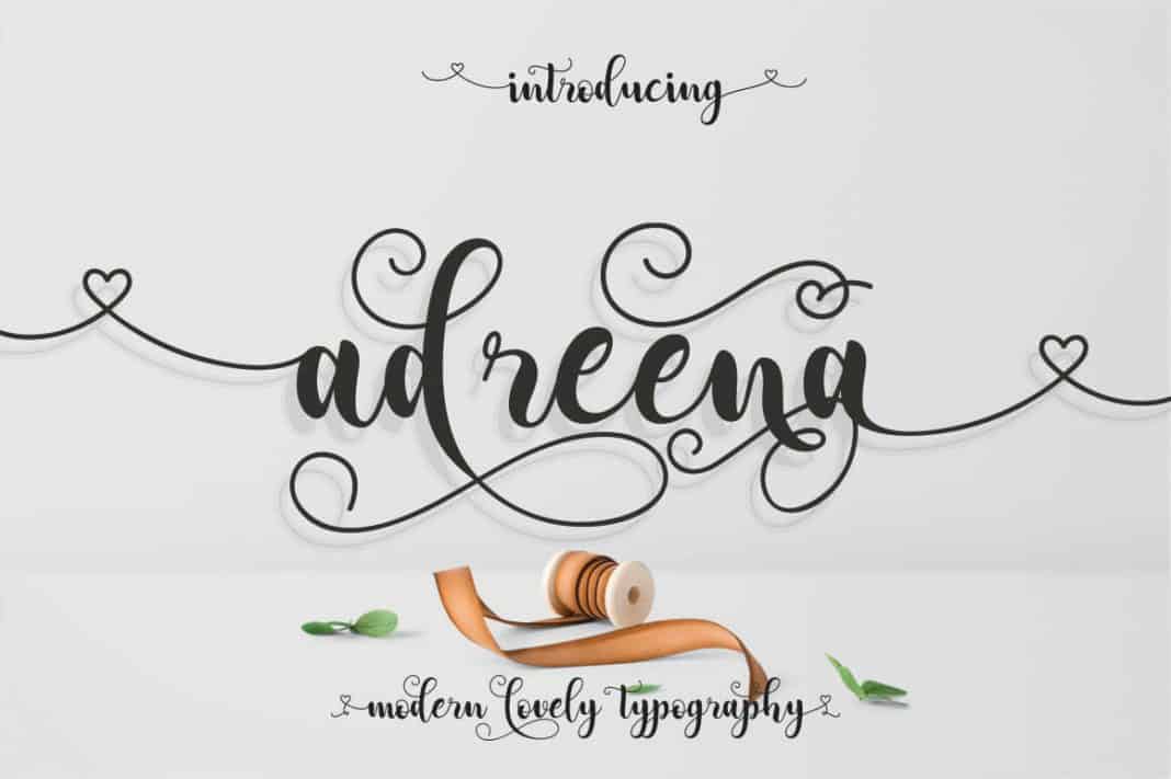 Adreena Script Font