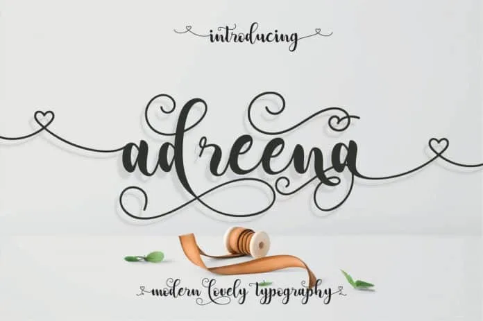 Adreena Script Font