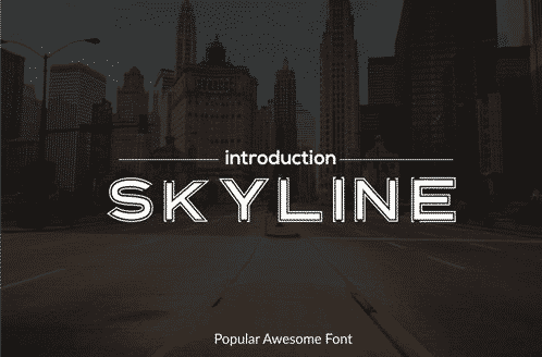 SKYLINE – A Modern Sans Serif