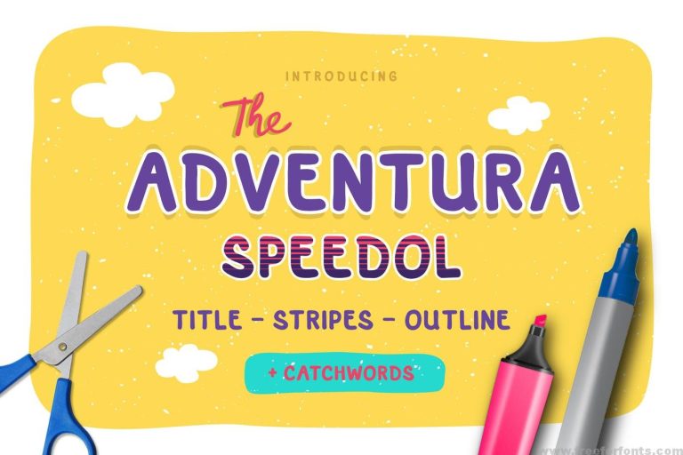 Adventura Speedol Font Free Download