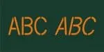 Advertising Stencil JNL Font