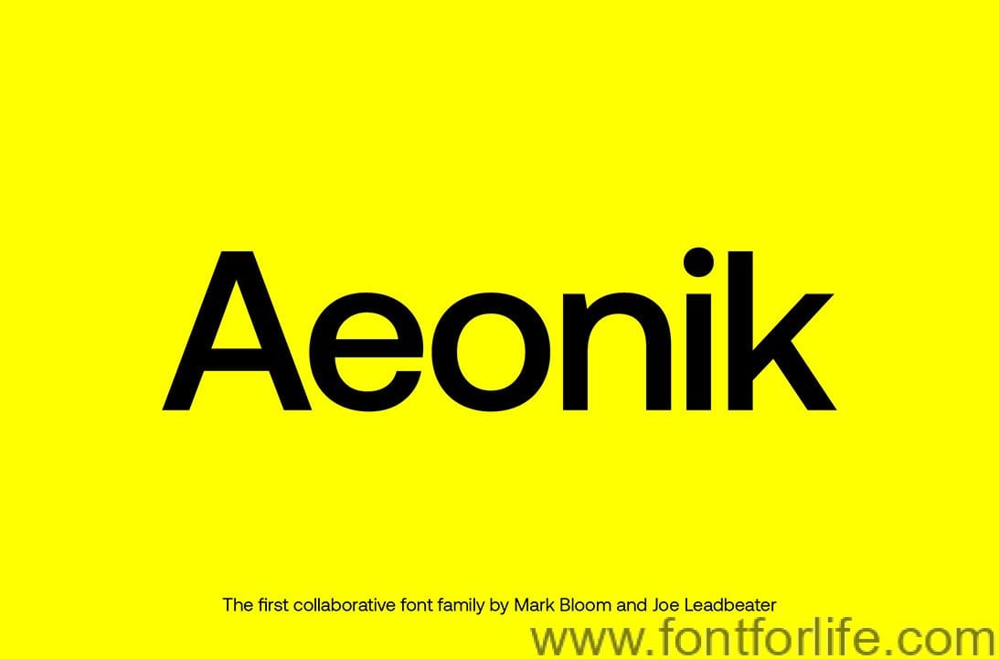 Aeonik Font Family