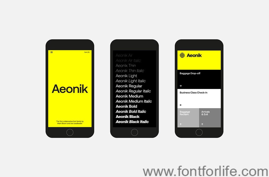 Aeonik Font Family