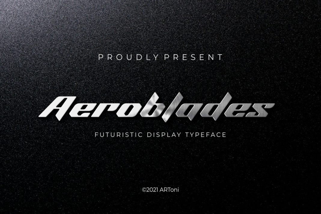 Aeroblades Font