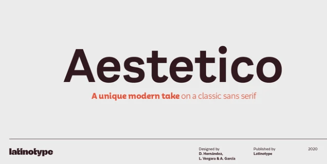 Aestetico Font Family