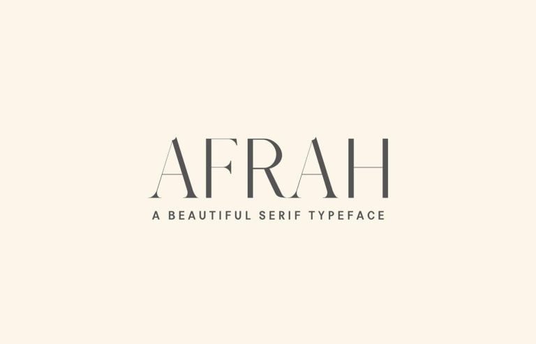 Afrah Serif Font Family Pack Font Free Downlaod