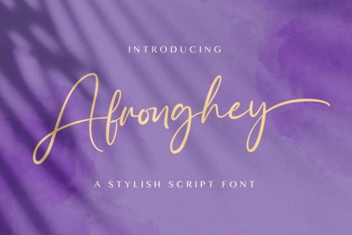Afronghey Font